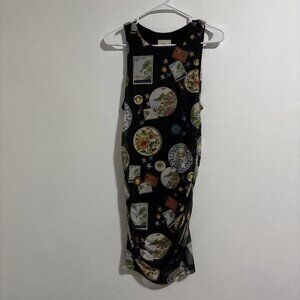 Farm Rio Trip Souvenir Sleeveless Ruched Tulle Mini Dress Women’s Small New Tags